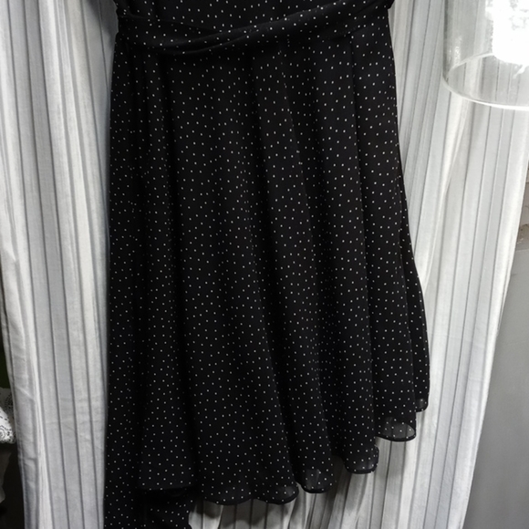 NWT CHAPS Black Polka dot DRESS 🖤 - Picture 6 of 6